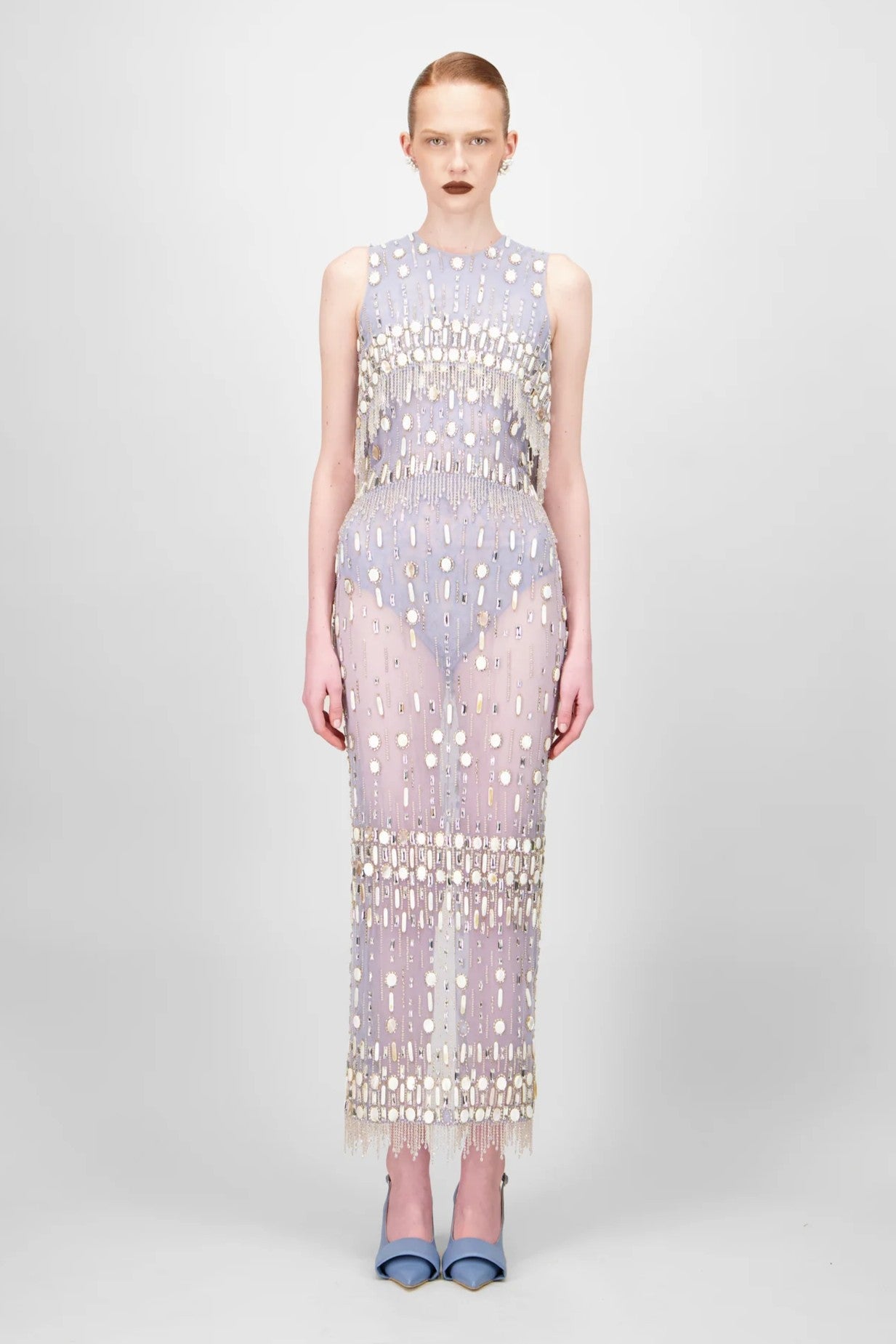 Beaded Midi Dress