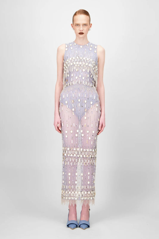 Beaded Midi Dress