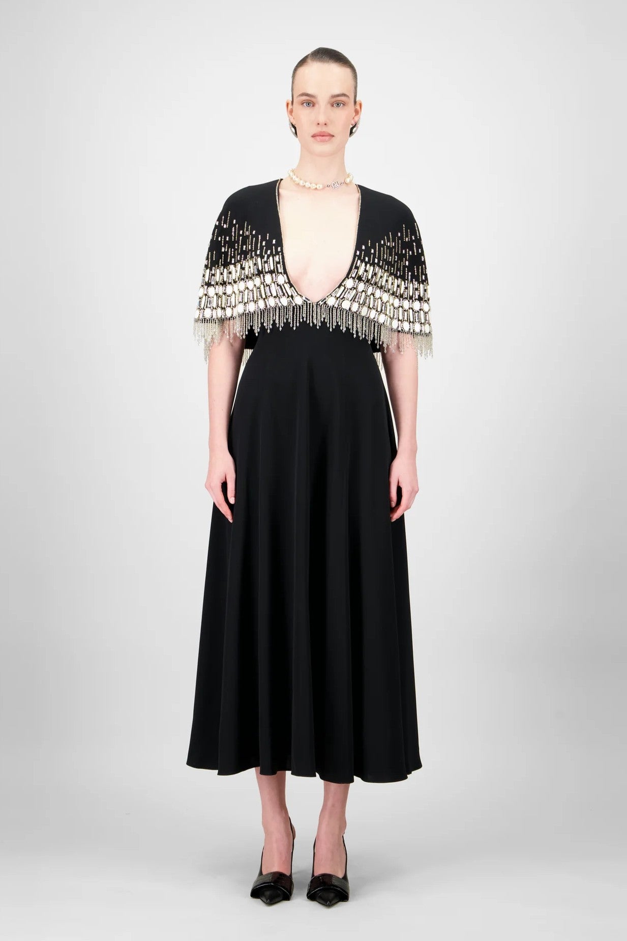 Beaded Midi Dress