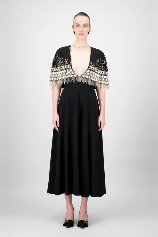 Beaded Midi Dress