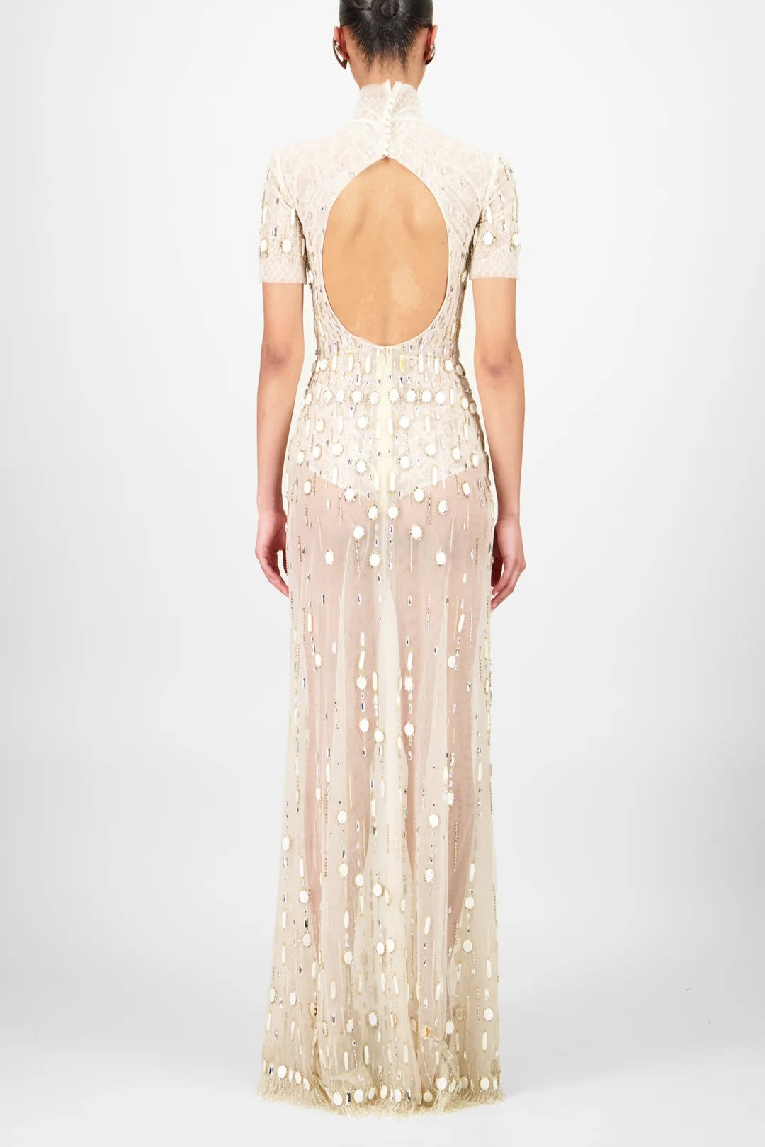 Beaded Long Dress