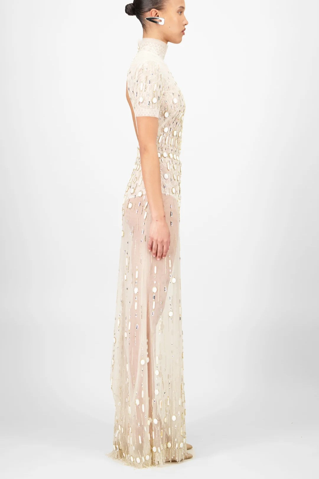 Beaded Long Dress