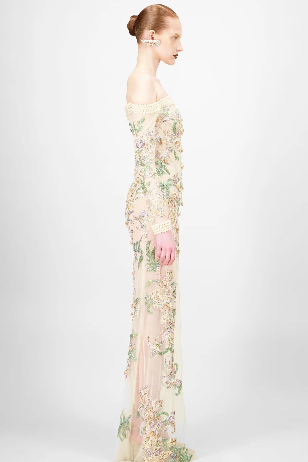 Off-Shoulder Long Dress