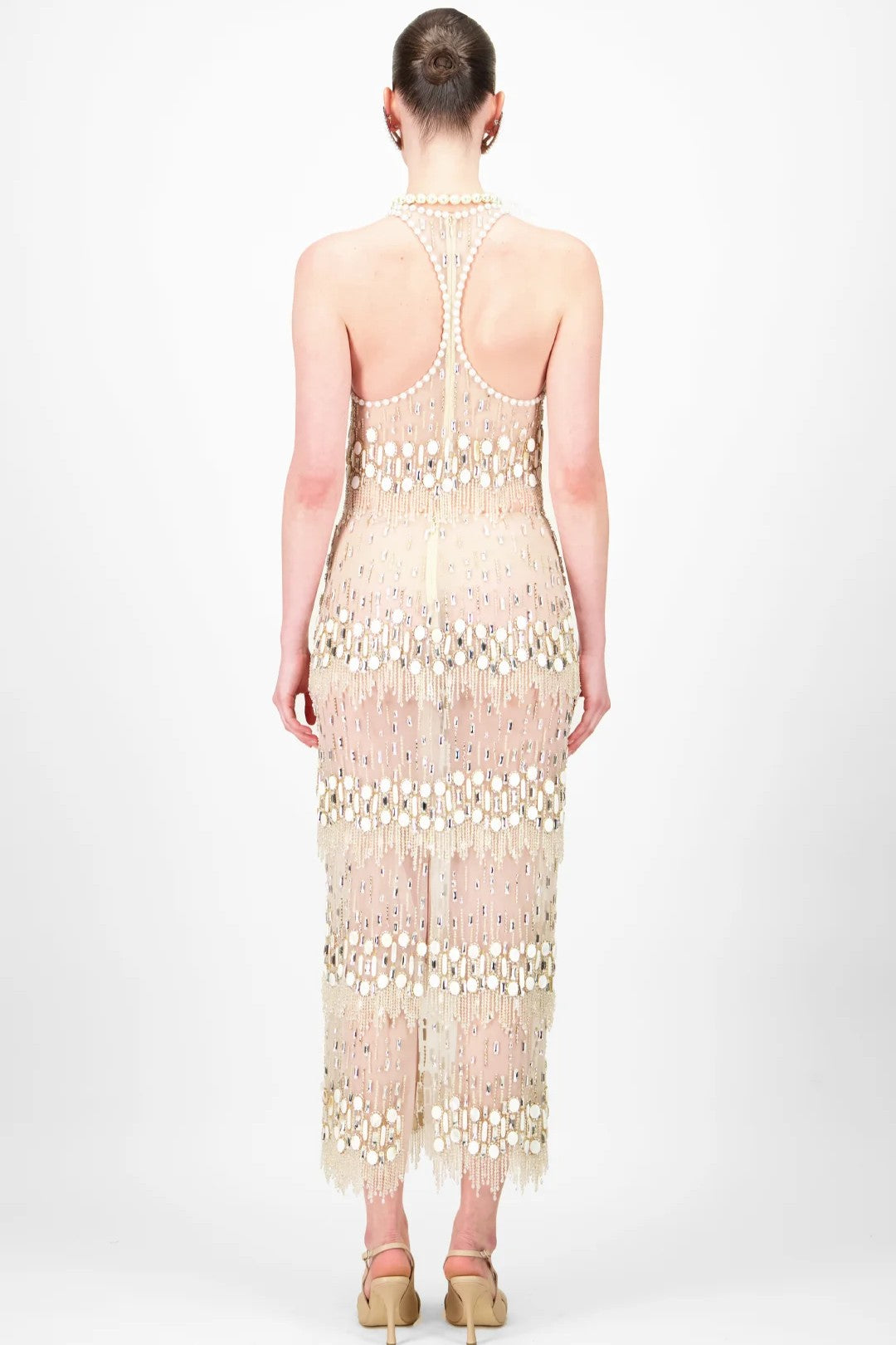 Beaded Tulle Top & Skirt