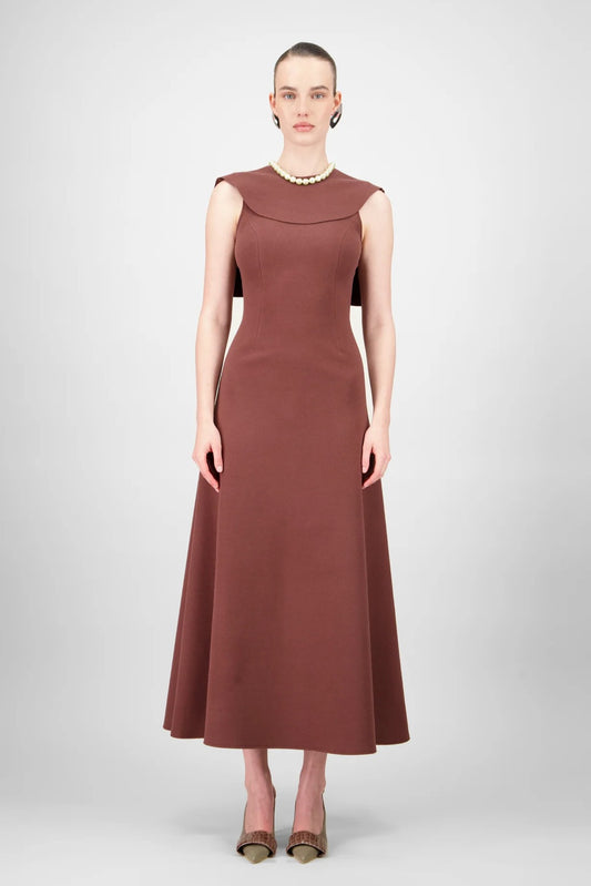 Back Reveal Midi Dress