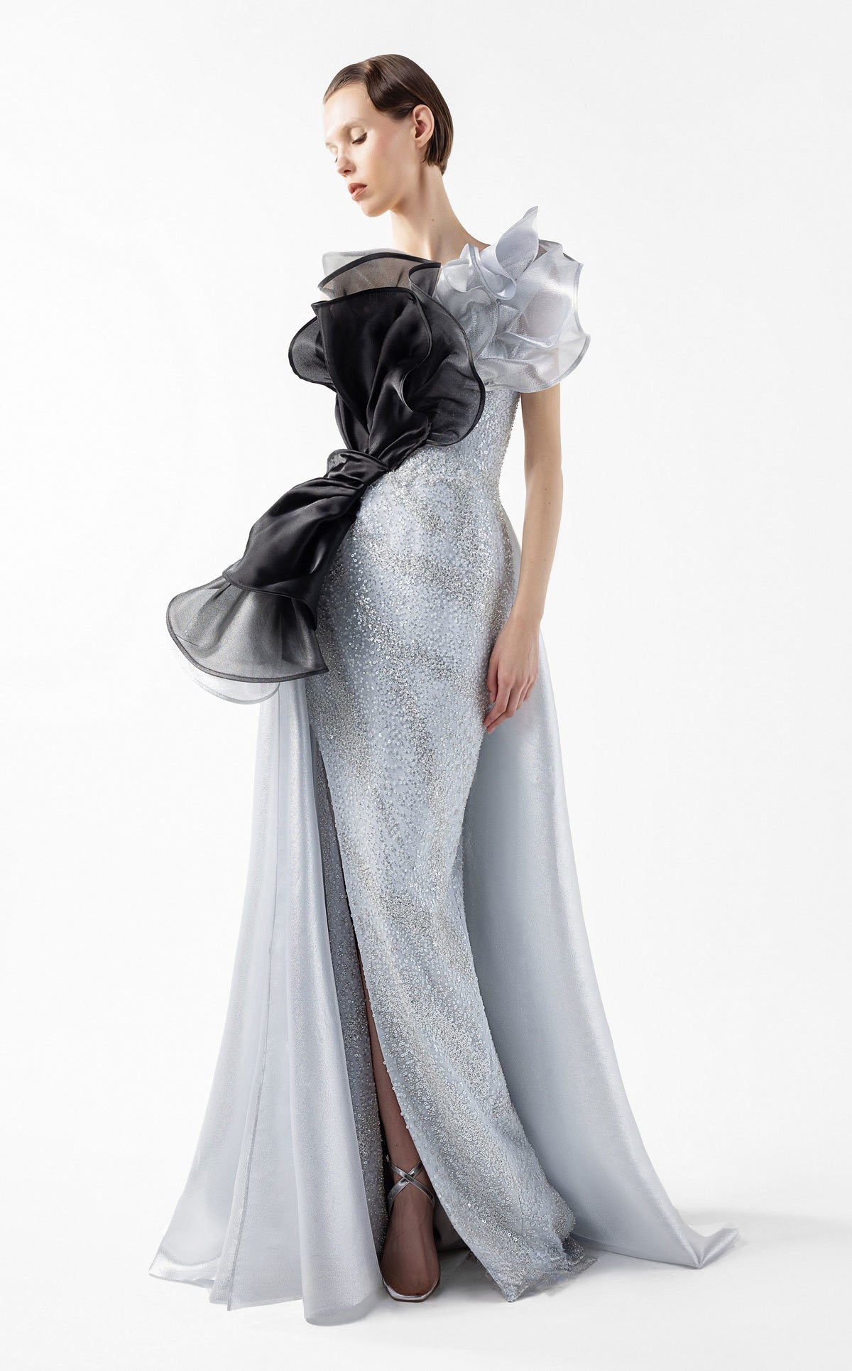 Strapless & Sleeveless Gown