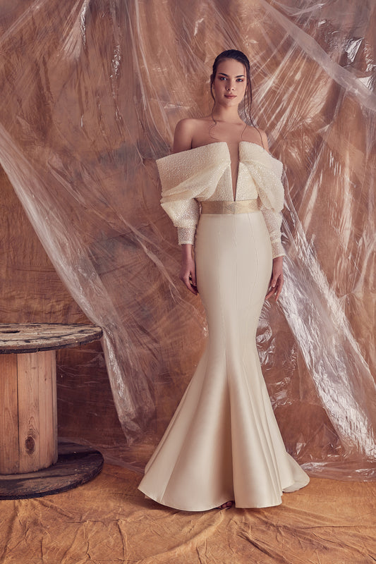 Ivanna Off Shoulder Mermaid Gown