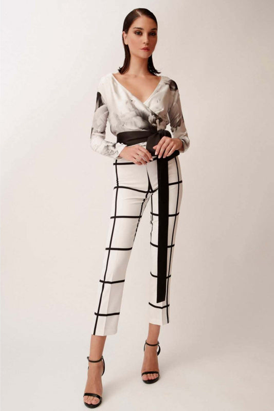Wrap Shirt and Trousers