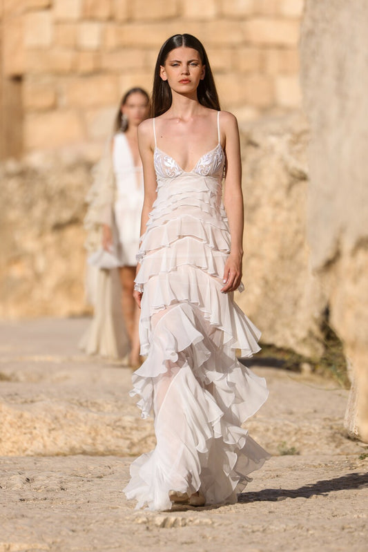 Sleeveless Ruffled Layer Dress