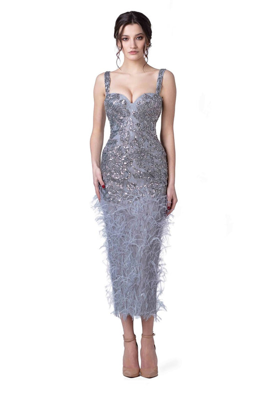 Sleeveless Embellished Dress