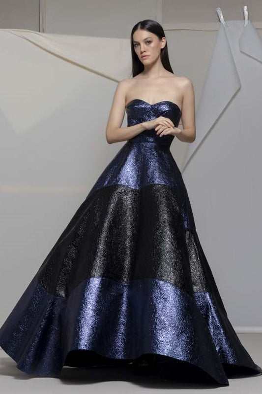 Agliana Strapless Sweetheart Gown