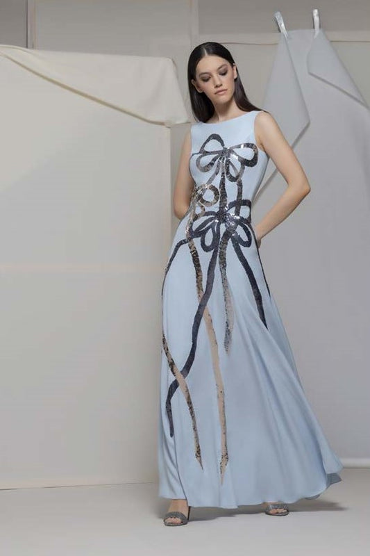 Andali Embellished Sleeveless Gown