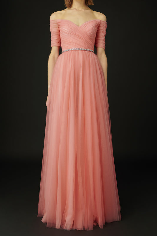 Zinnia Off Shoulder Gown