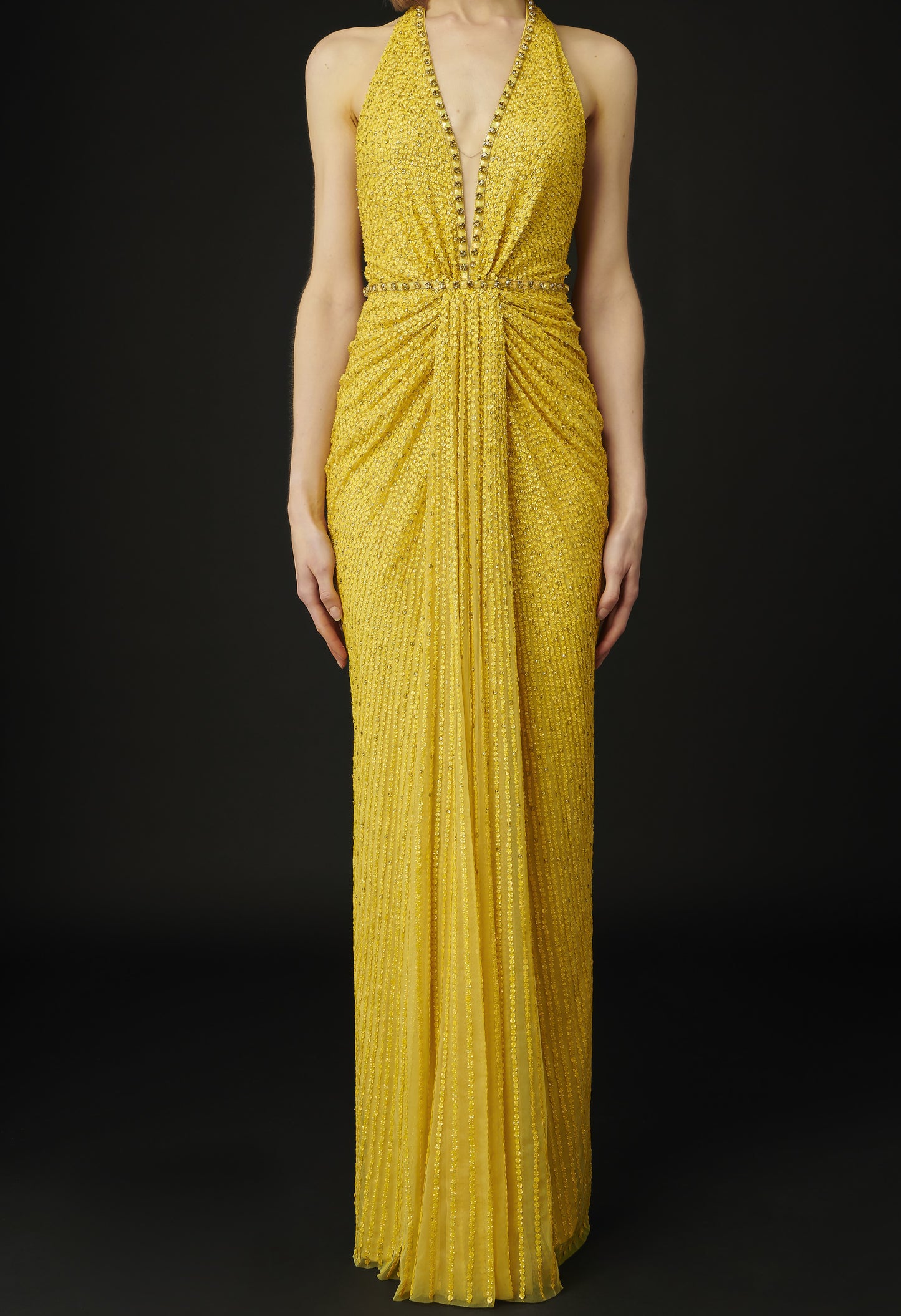Petunia Beaded Gown