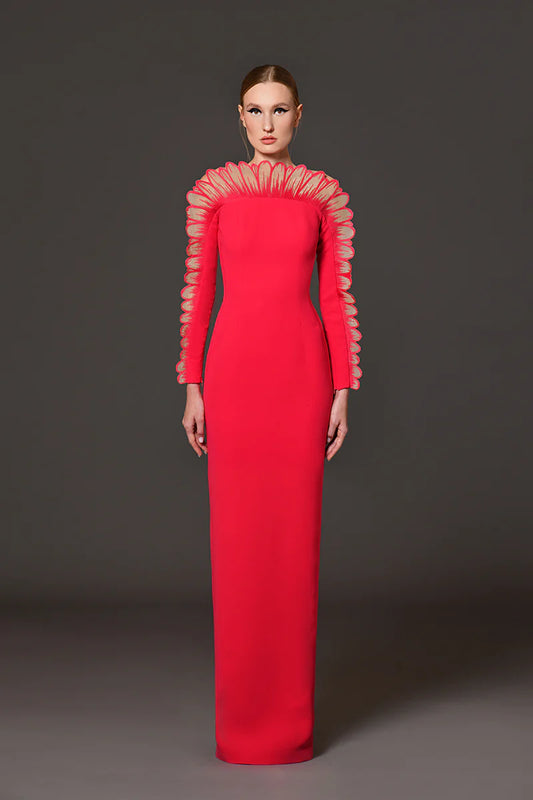 Long Sleeve Petal Dress