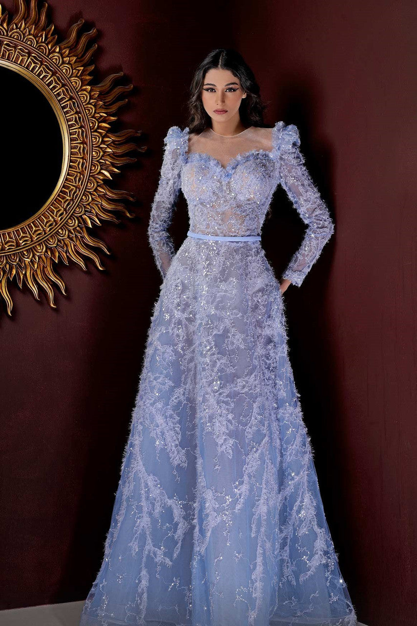 Sweetheart Illusion Gown