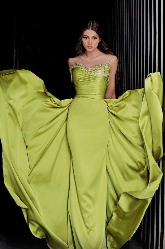 Strapless Gown -with Overskirt