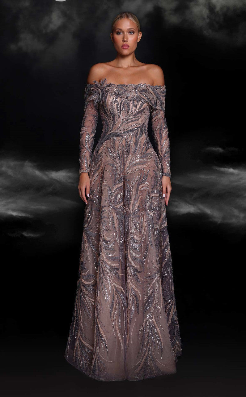 Off  Shoulder  Ball Gown