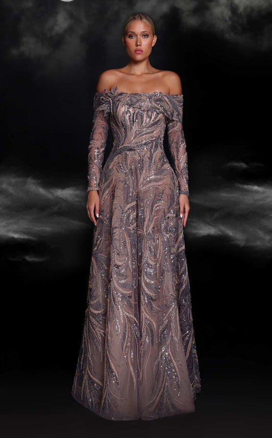 Off Shoulder  Ball Gown