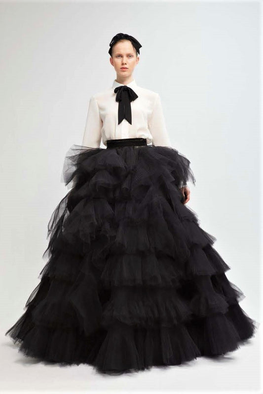 Georgette Blouse and Skirt