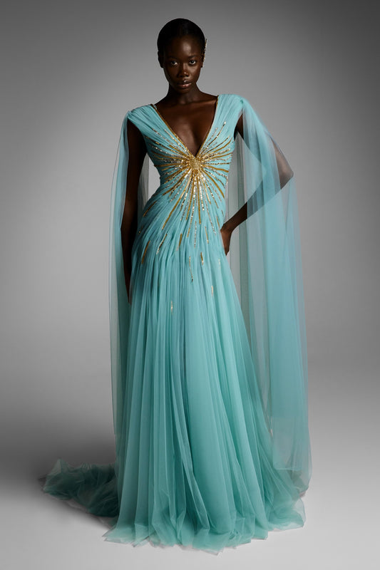 Angel Cape Gown