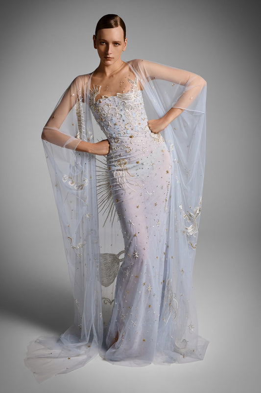Layers of Tulle Gown
