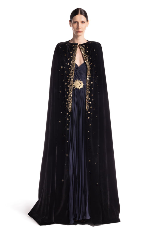 Strapless Gown with Caftan