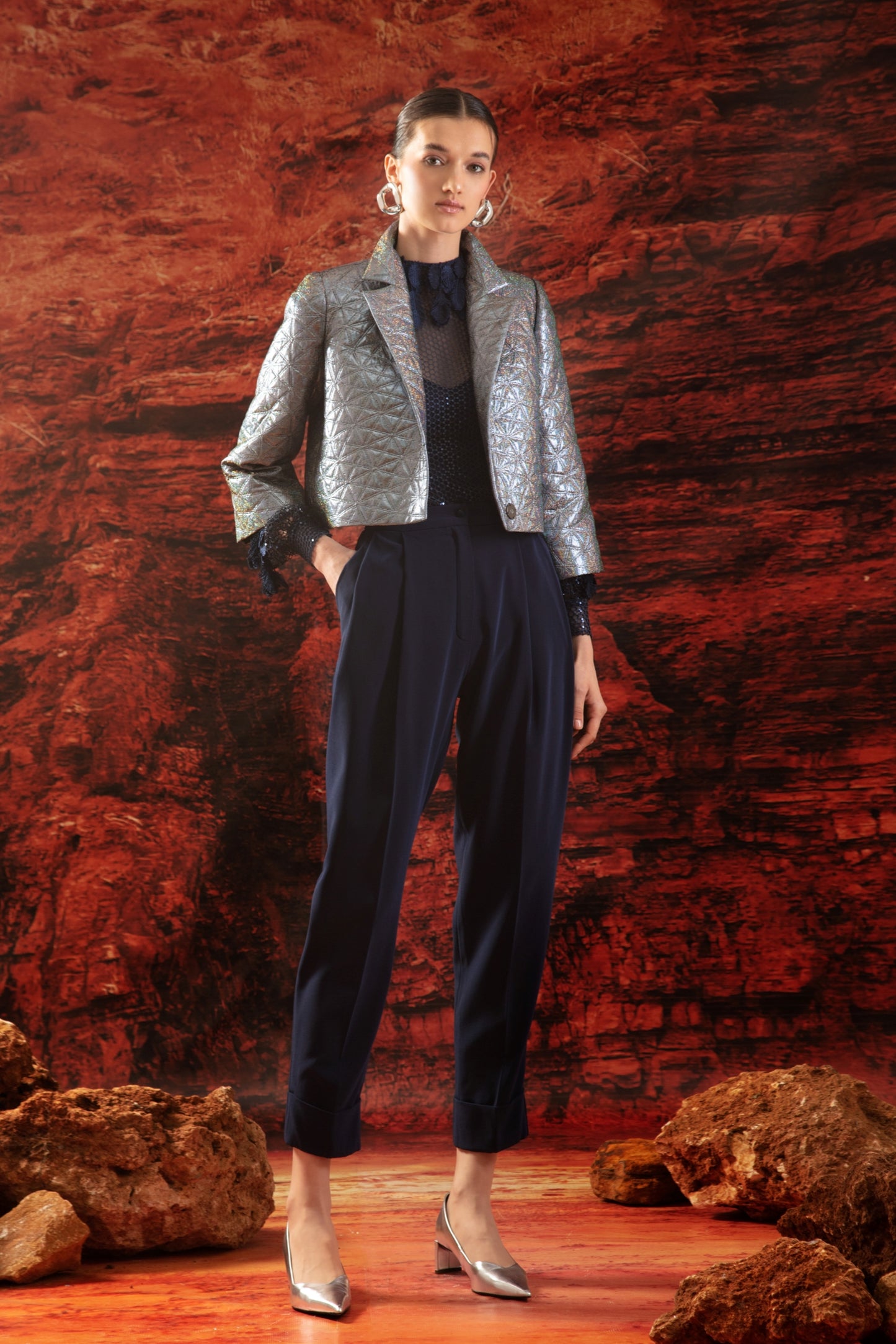 Cropped Blazer