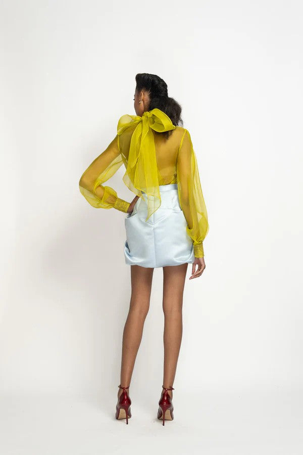 Aqua Sari Mini Skirt