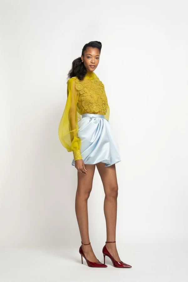 Aqua Sari Mini Skirt