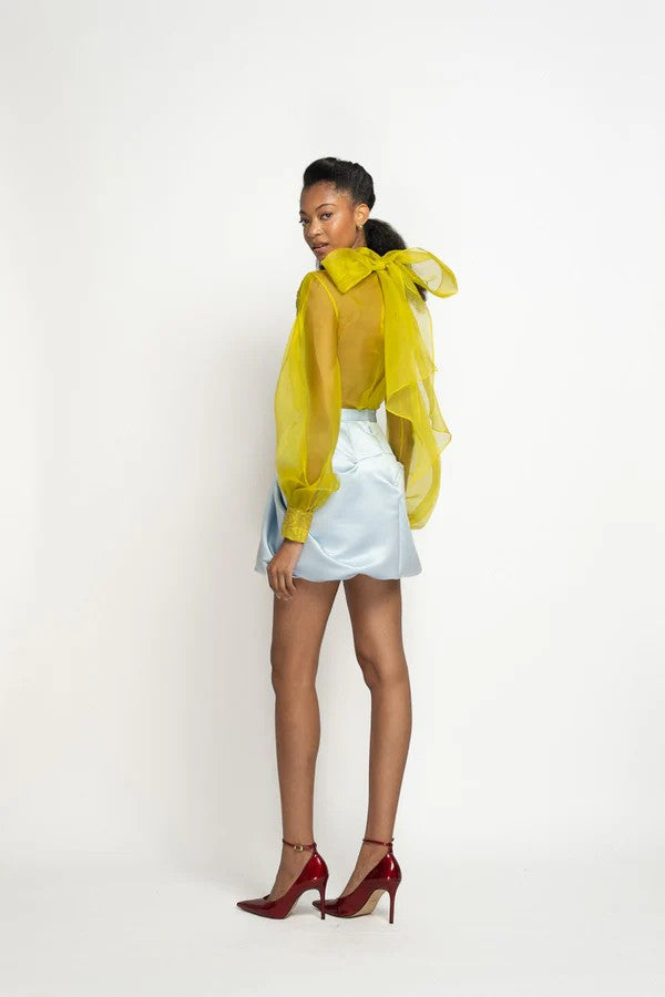 Aqua Sari Mini Skirt