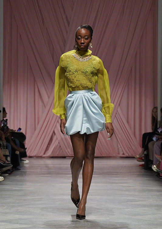 Aqua Sari Mini Skirt