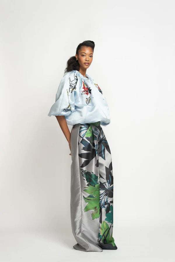 Aqua Cloud Bomber Jacket