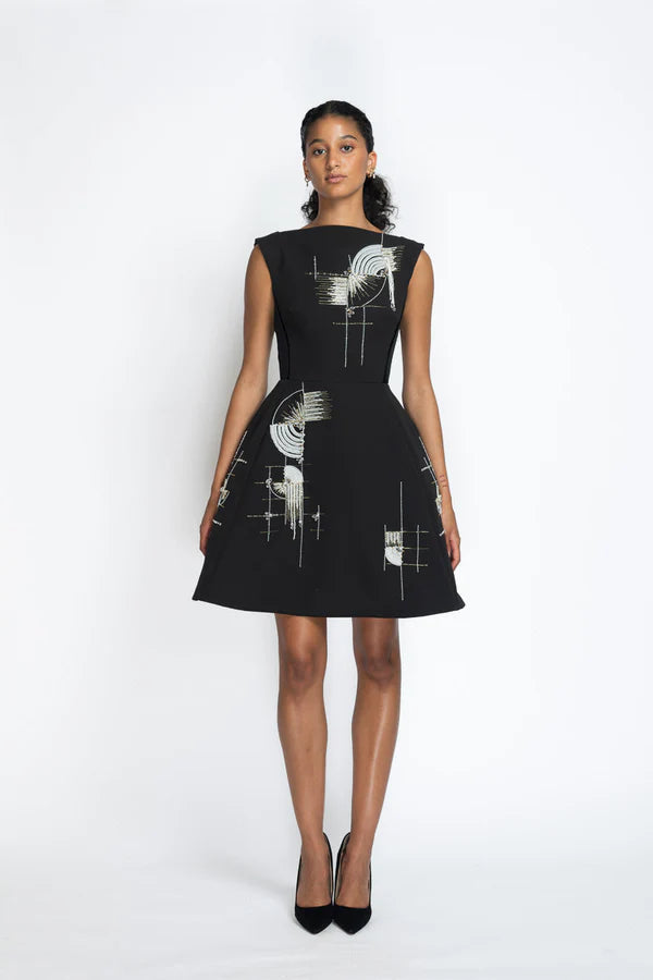 Cady and Velvet Cocktail Bell Dress