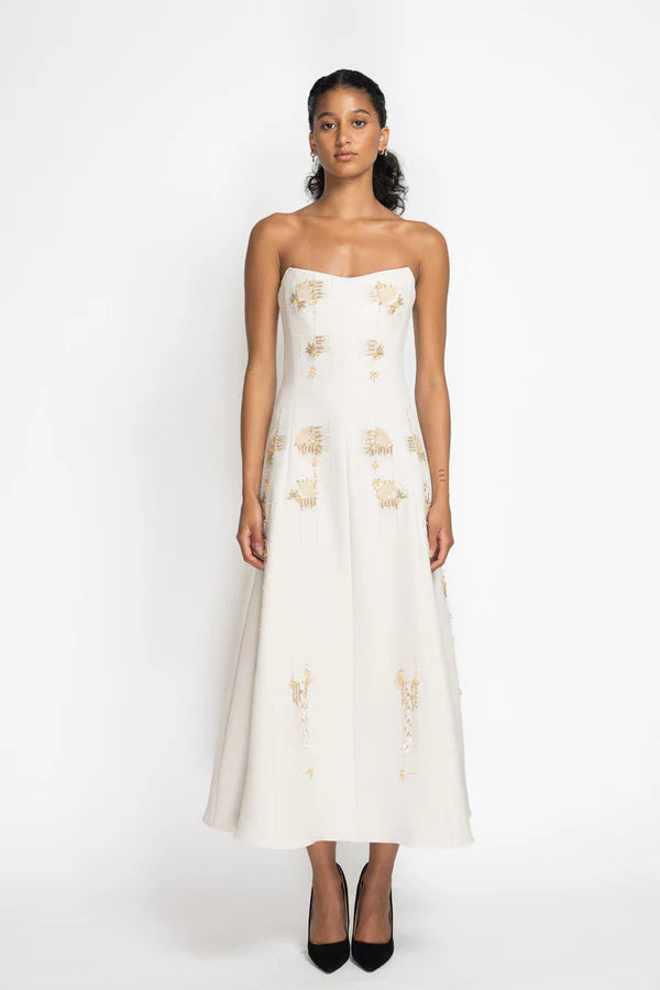 Stone Cady Strapless Cocktail Dress