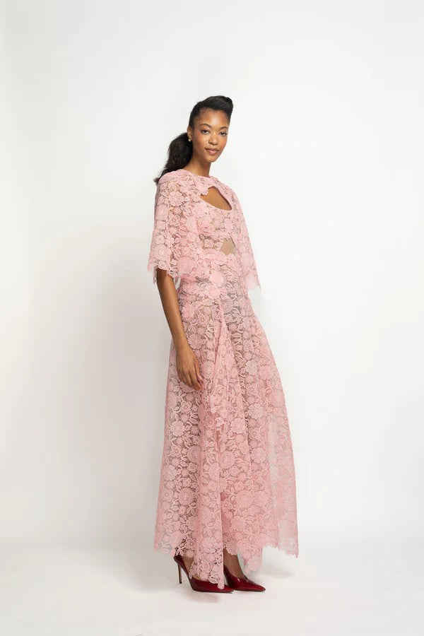 Blossom Pink Smita Lace Dress