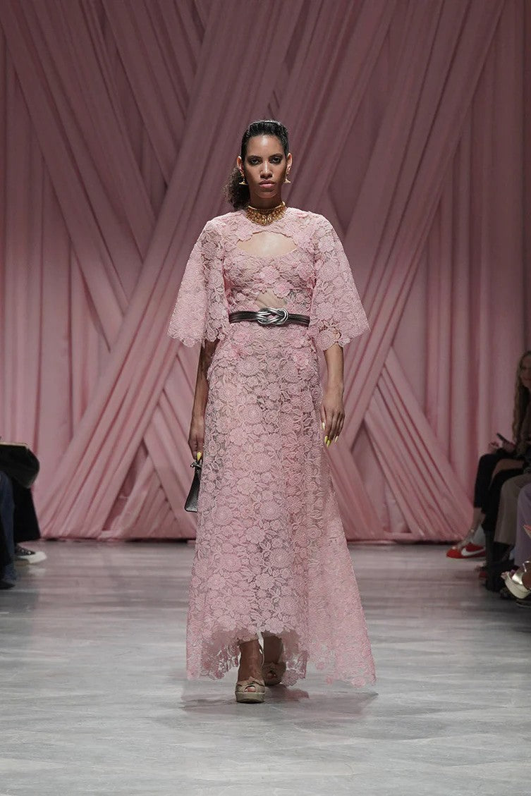 Blossom Pink Smita Lace Dress