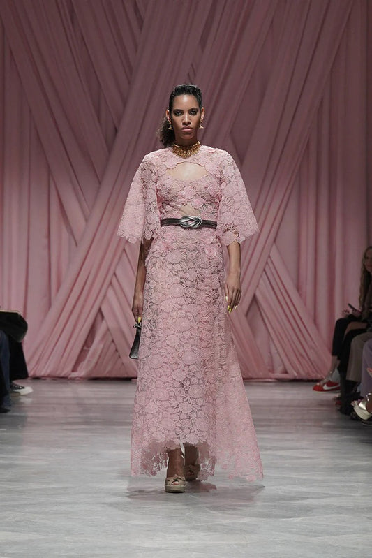 Blossom Pink Smita Lace Dress