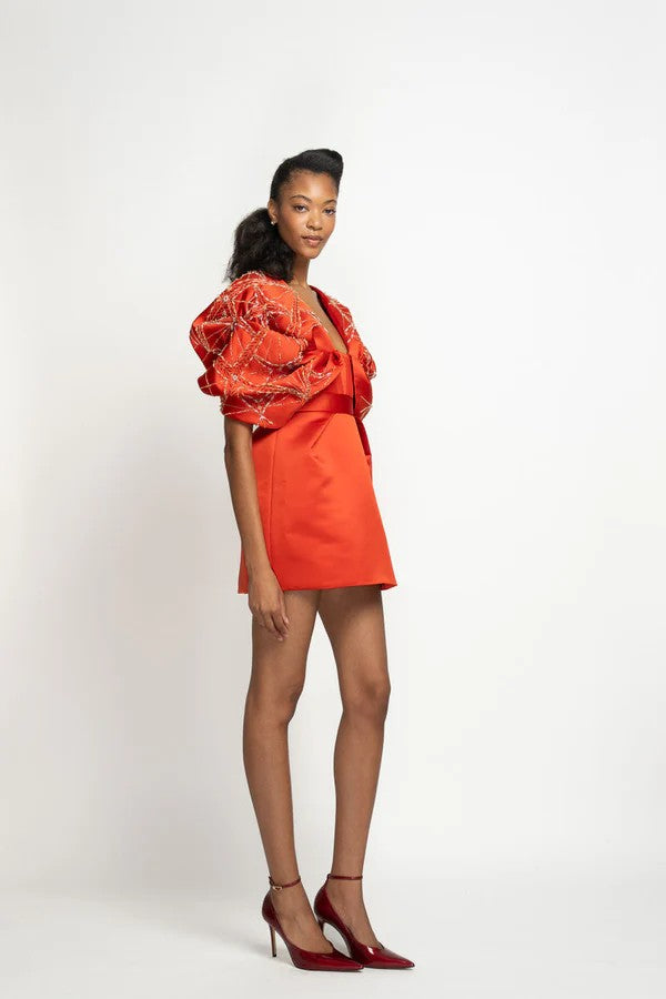 Sindoor Satin Mini Dress