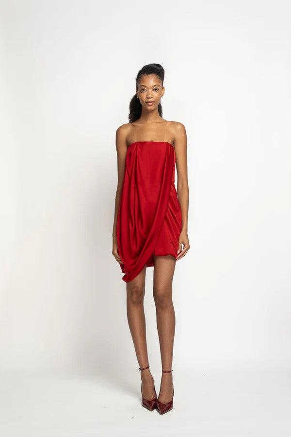 Sindoor Mini Sari Dress