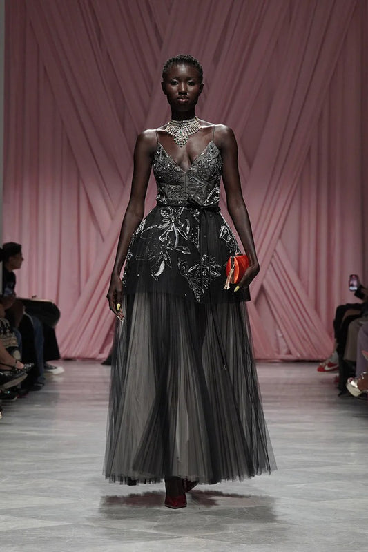 Onyx & Rose Tulle Gown