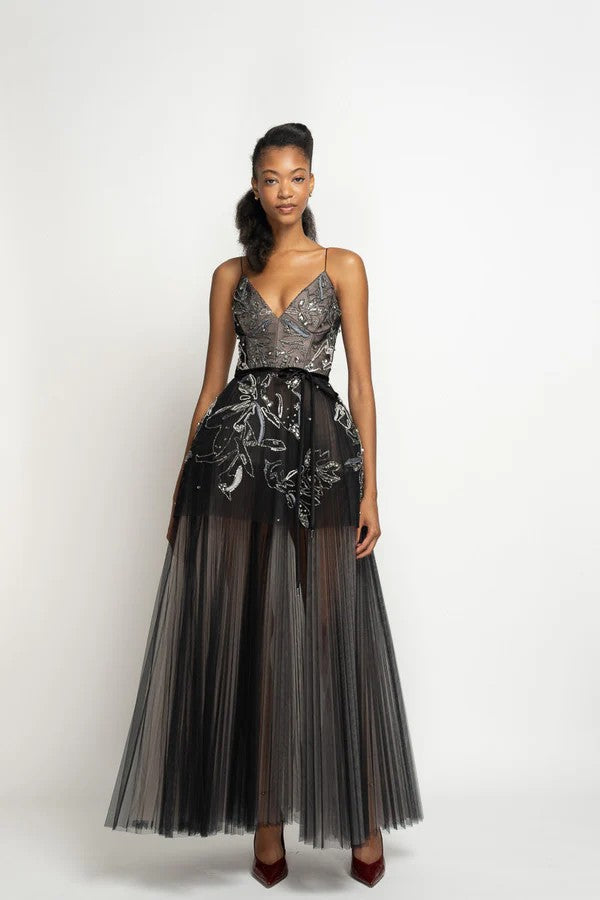 Onyx & Rose Tulle Gown