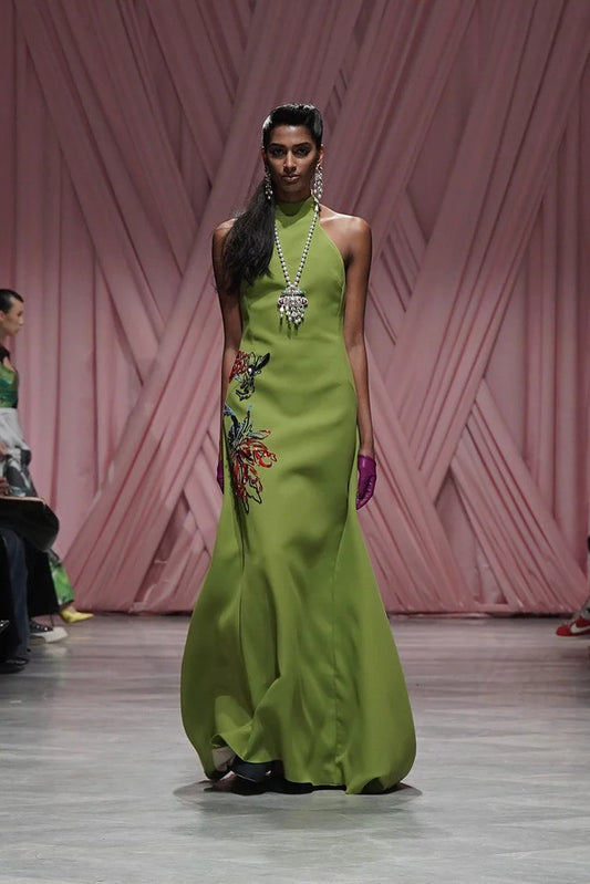 Olive Cady Halterneck Gown