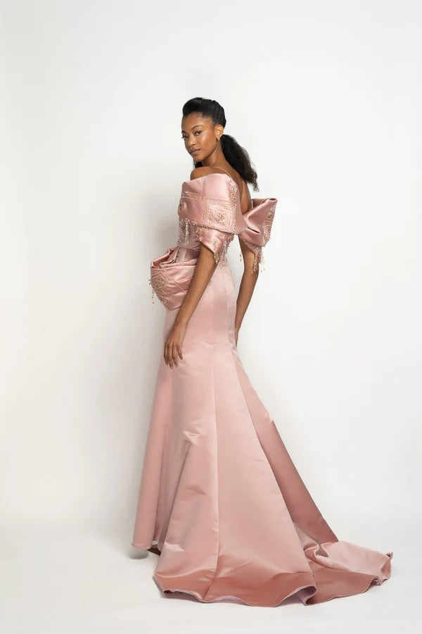 Blossom Duchess Satin Gown