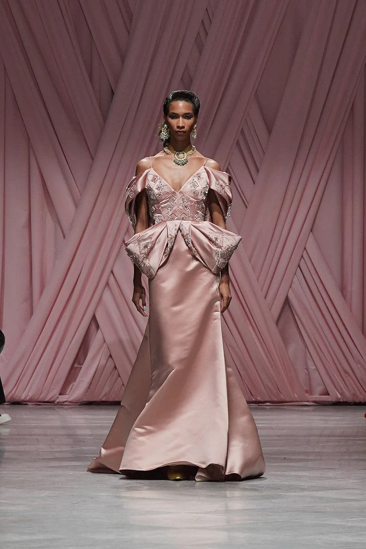 Blossom Duchess Satin Gown