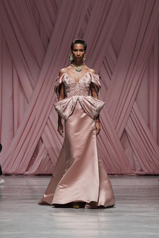 Blossom Duchess Satin Gown