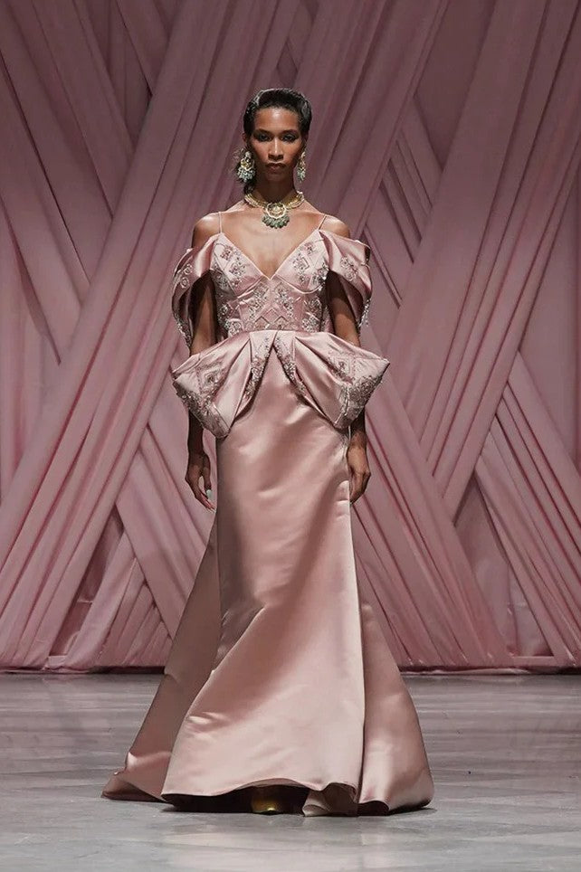 Blossom Duchess Satin Gown