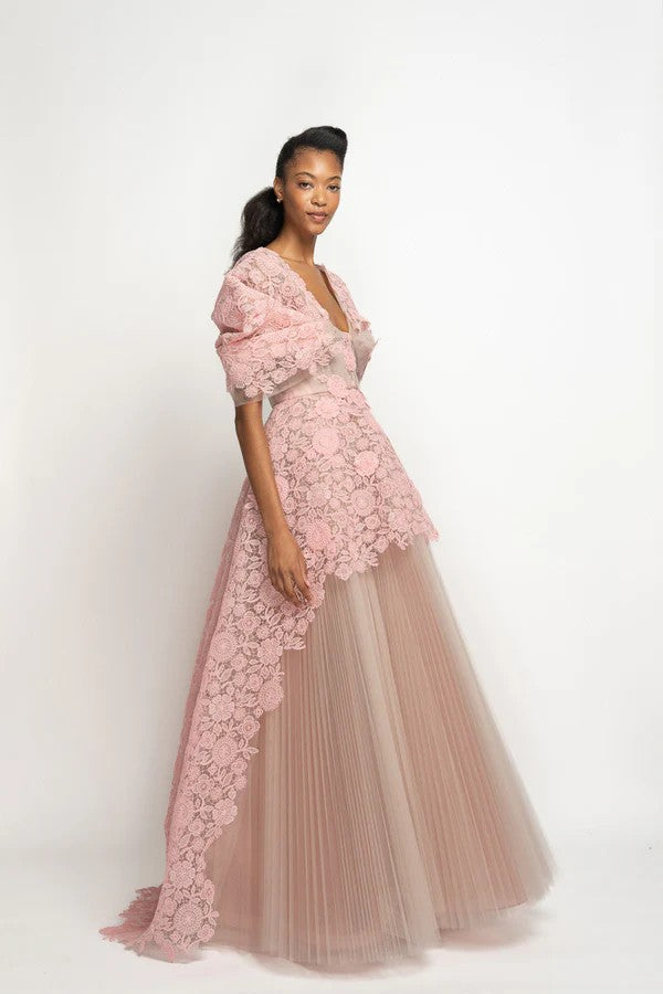 Blossom Smita Lace and Tulle Gown
