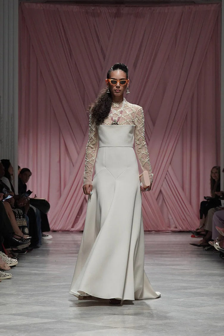 Stone Cady and Tulle Gown