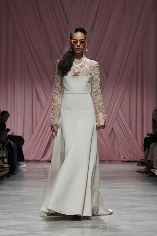 Stone Cady and Tulle Gown